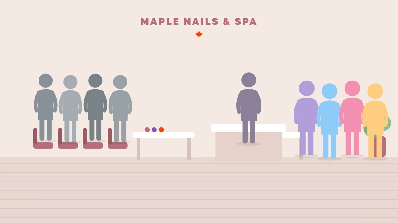 A group of walk-in clients waiting at the salon